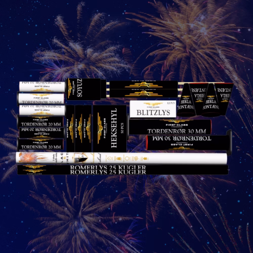 Teenage Sortiment – Sjovt og Farverigt Fyrværkeri til Unge