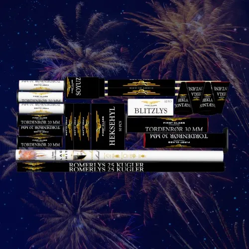 Teenage Sortiment – Sjovt og Farverigt Fyrværkeri til Unge