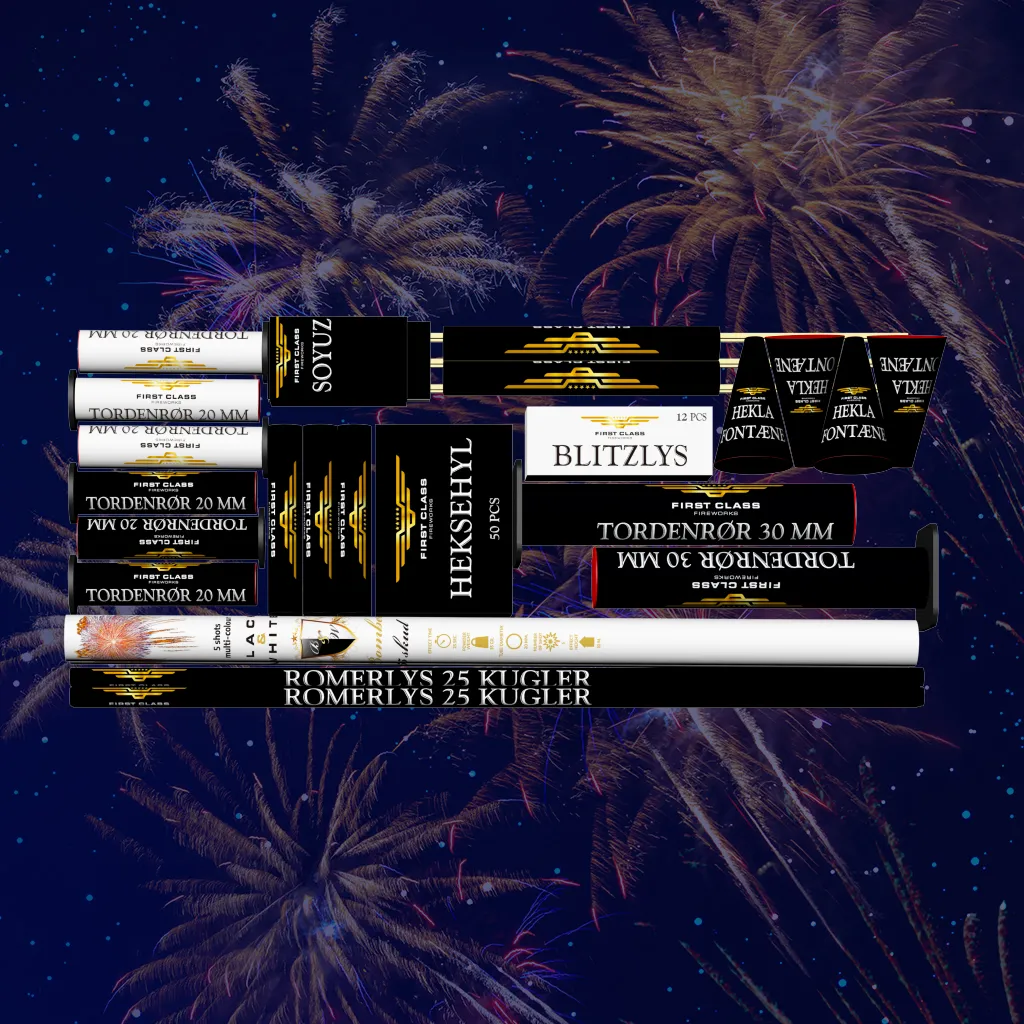 Teenage Sortiment – Sjovt og Farverigt Fyrværkeri til Unge