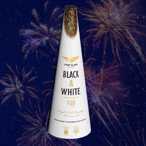 Fuji Kegle Fontæne – Elegant Lys og Glitrende Magi